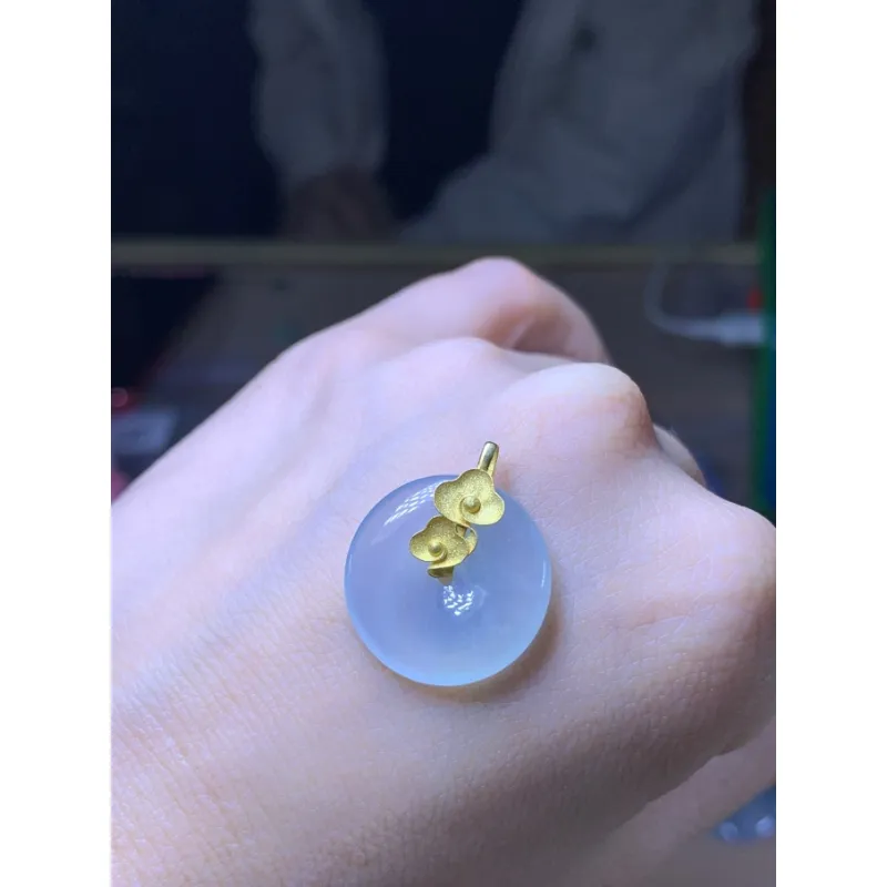 Bracelet Great Demon King Liu Yidao Ice Glutinous Jadeite Pendants Unisex-3