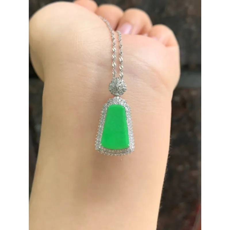 Bracelet Great Demon King Liu Yidao Ice Glutinous Jadeite Pendants Unisex-1