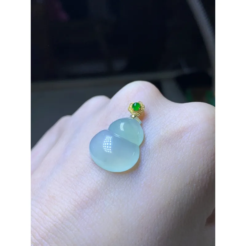 Bracelet Great Demon King Liu Yidao Ice Glutinous Jadeite Pendants Unisex-4