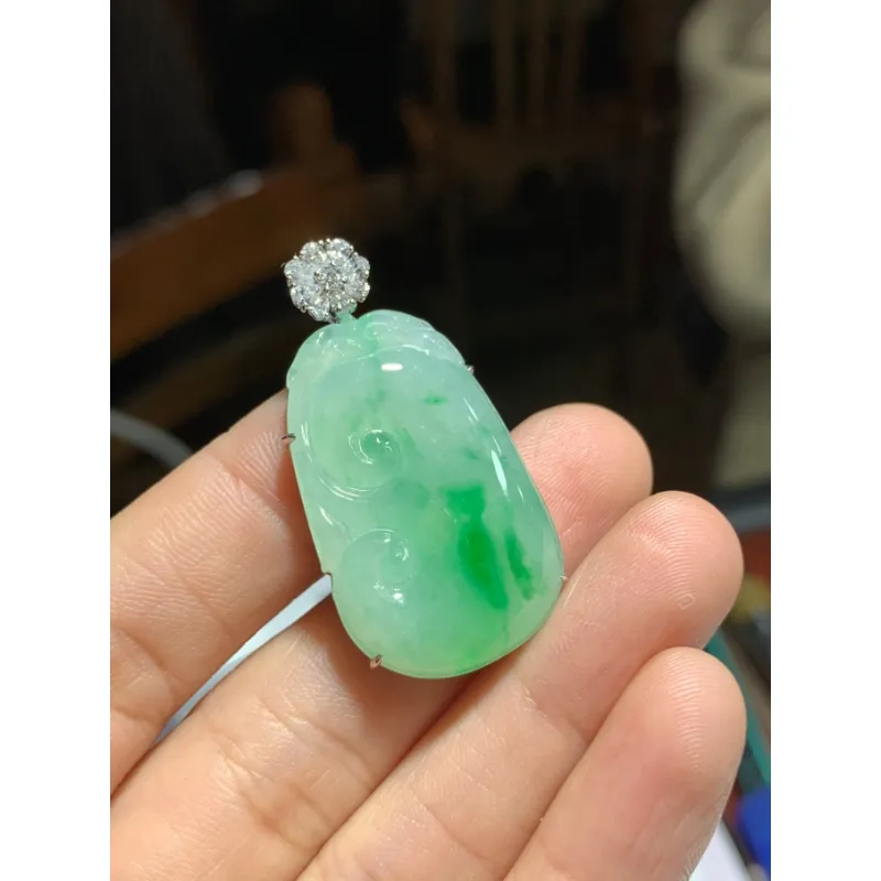 Bracelet Great Demon King Liu Yidao Ice Type Jadeite Pendants Unisex-4