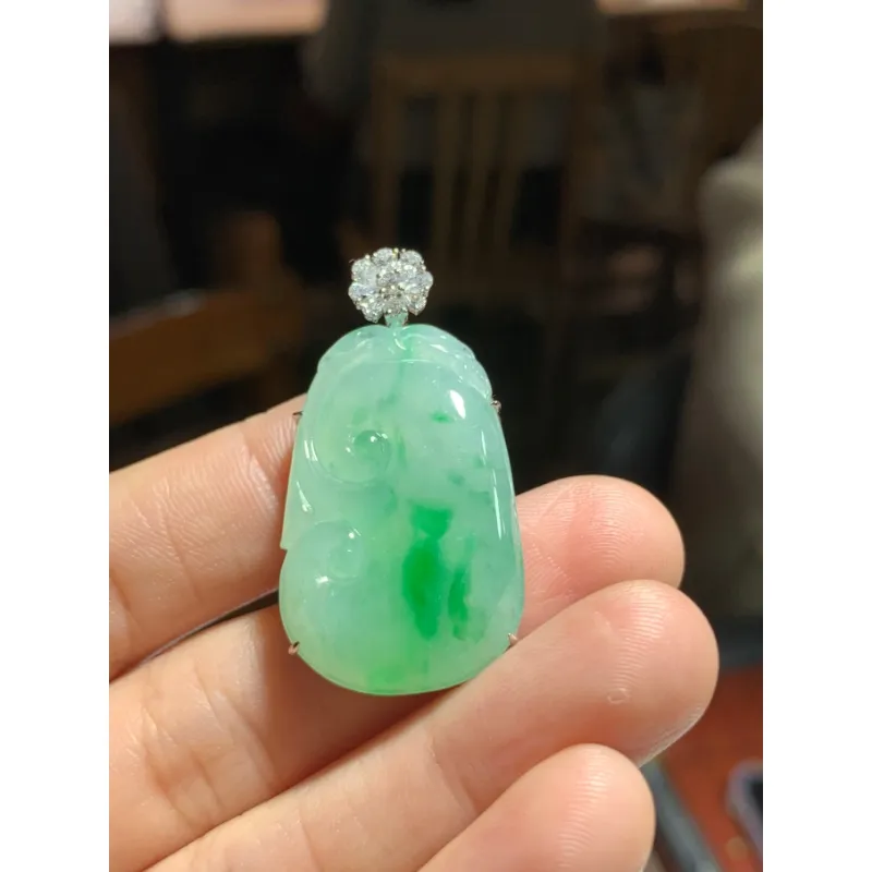 Bracelet Great Demon King Liu Yidao Ice Type Jadeite Pendants Unisex-2