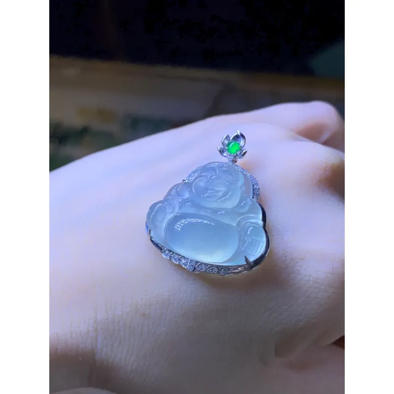 Bracelet Great Demon King Liu Yidao Ice Type Jadeite Pendants Unisex-3