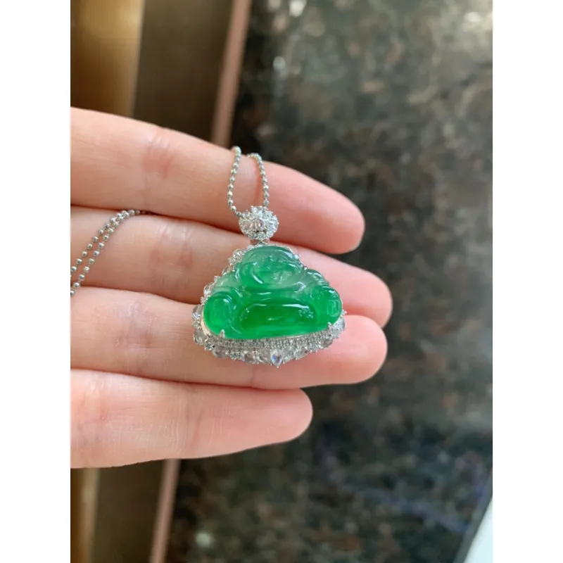Bracelet Great Demon King Liu Yidao Ice Type Jadeite Pendants Unisex-4