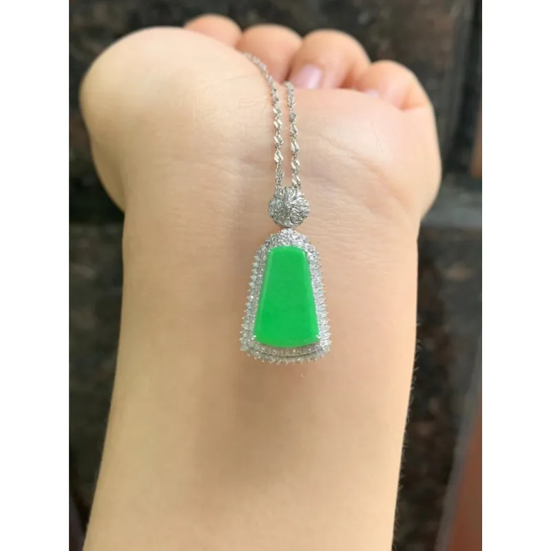 Bracelet Great Demon King Liu Yidao Ice Glutinous Jadeite Pendants Unisex-3