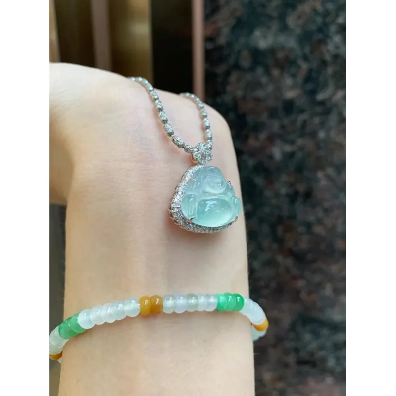 Bracelet Great Demon King Liu Yidao High Ice Jade Jadeite Unisex-3