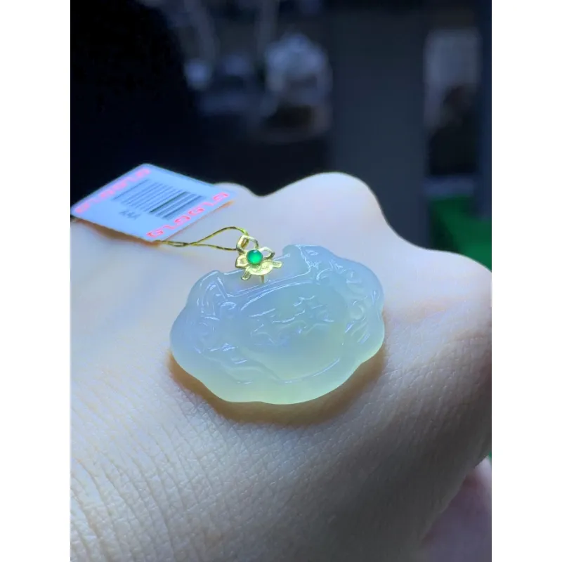 Bracelet Great Demon King Liu Yidao Ice Type Jadeite Pendants Unisex-2