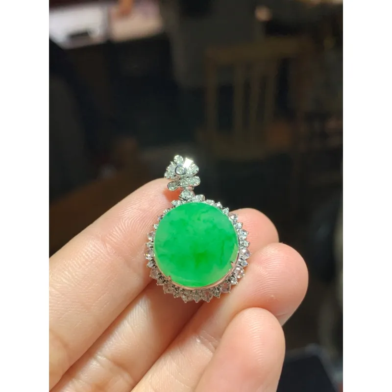 Bracelet Great Demon King Liu Yidao Ice Glutinous Jadeite Pendants Unisex-2