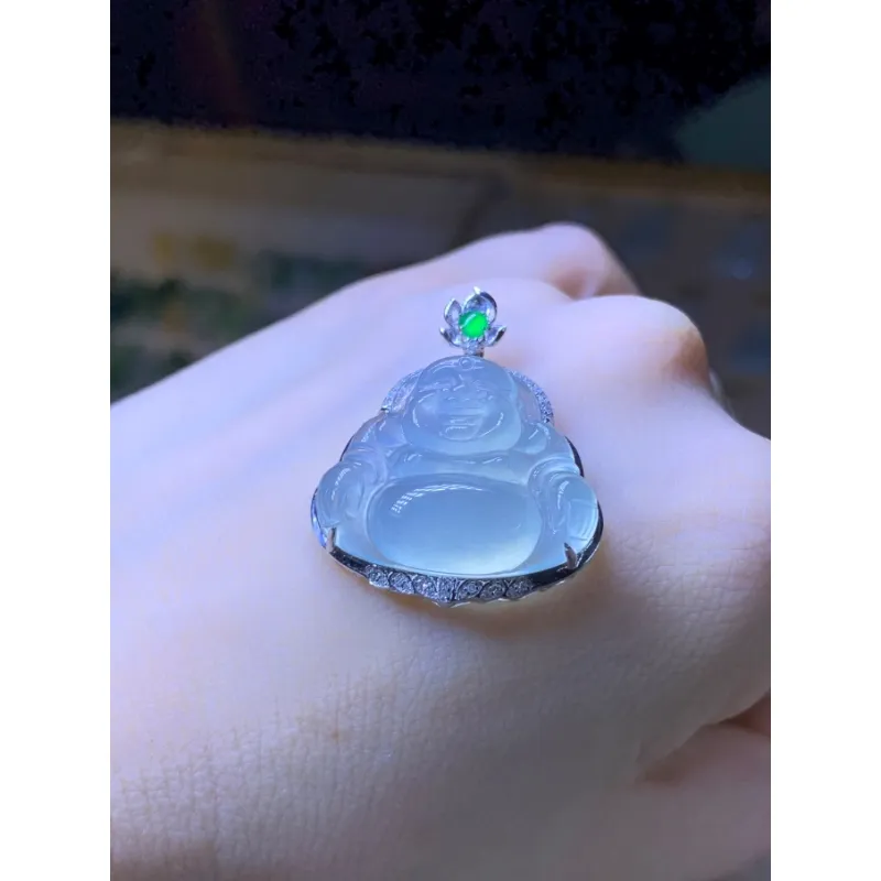 Bracelet Great Demon King Liu Yidao Ice Type Jadeite Pendants Unisex-4