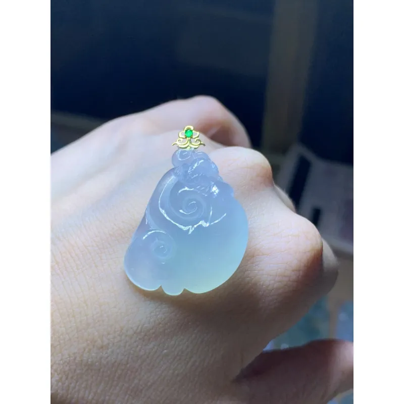 Bracelet Great Demon King Liu Yidao Ice Type Jadeite Pendants Unisex-3