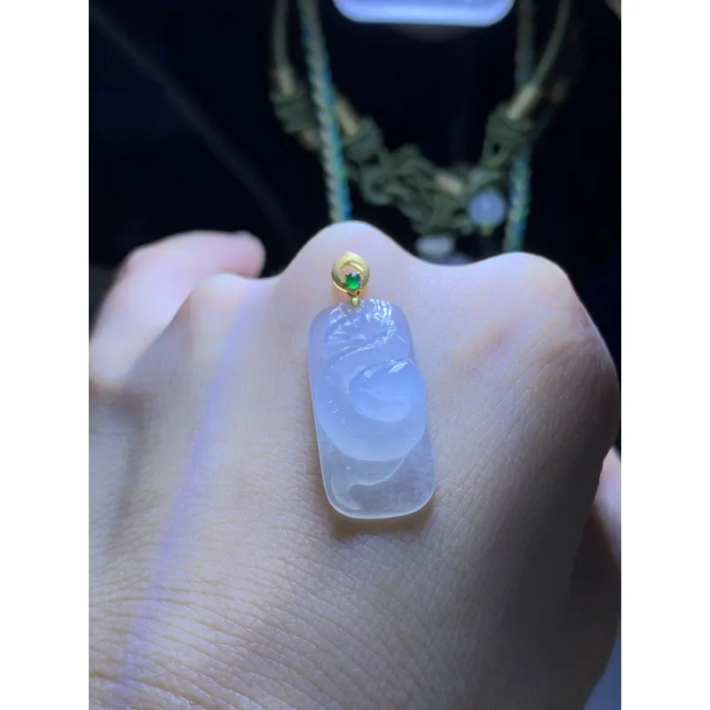 Bracelet Great Demon King Liu Yidao Ice Type Jadeite Pendants Unisex-4