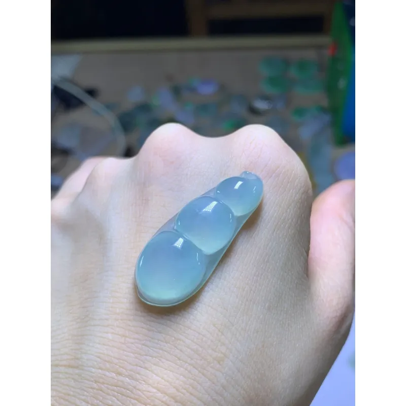Bracelet Great Demon King Liu Yidao Ice Glutinous Jadeite Pendants Unisex-1
