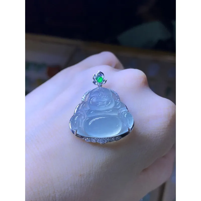 Bracelet Great Demon King Liu Yidao Ice Type Jadeite Pendants Unisex-1
