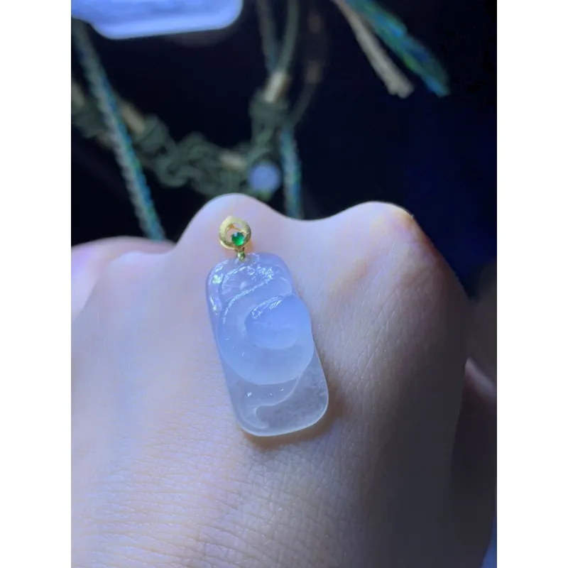 Bracelet Great Demon King Liu Yidao Ice Type Jadeite Pendants Unisex-3