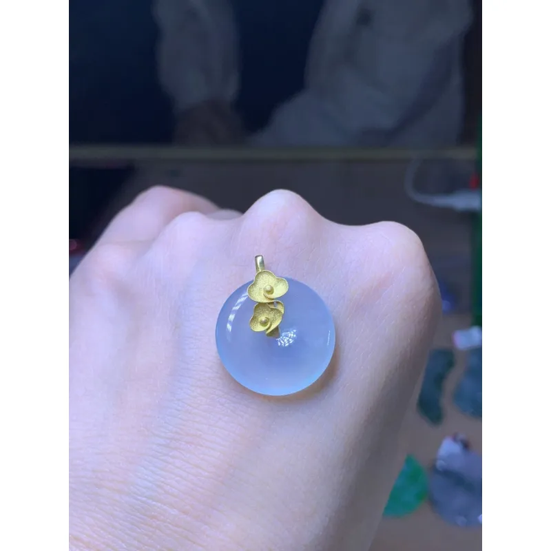 Bracelet Great Demon King Liu Yidao Ice Glutinous Jadeite Pendants Unisex-1