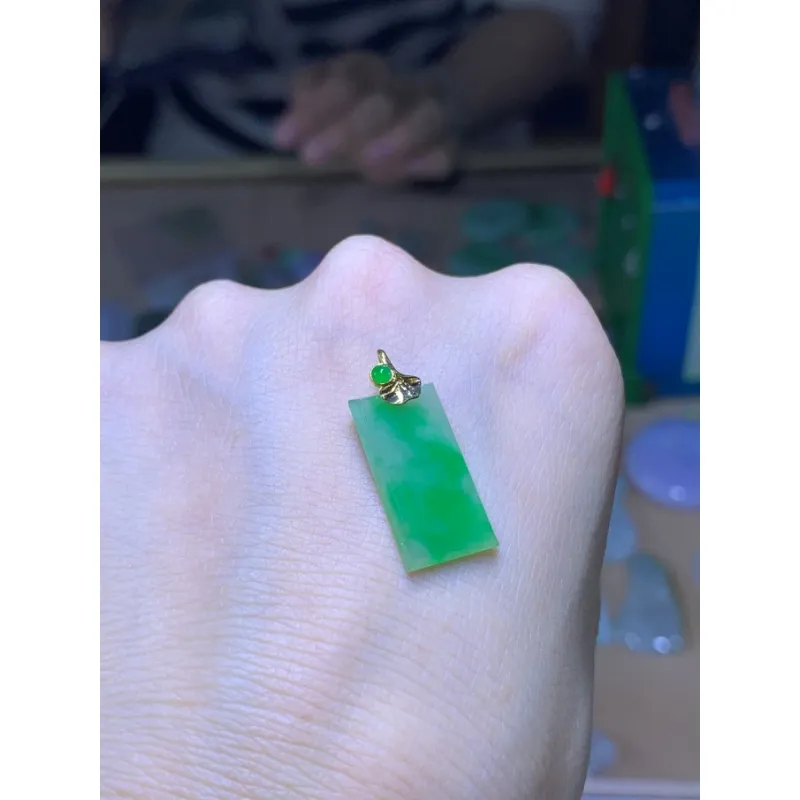 Bracelet Great Demon King Liu Yidao Ice Glutinous Jadeite Pendants Unisex-4