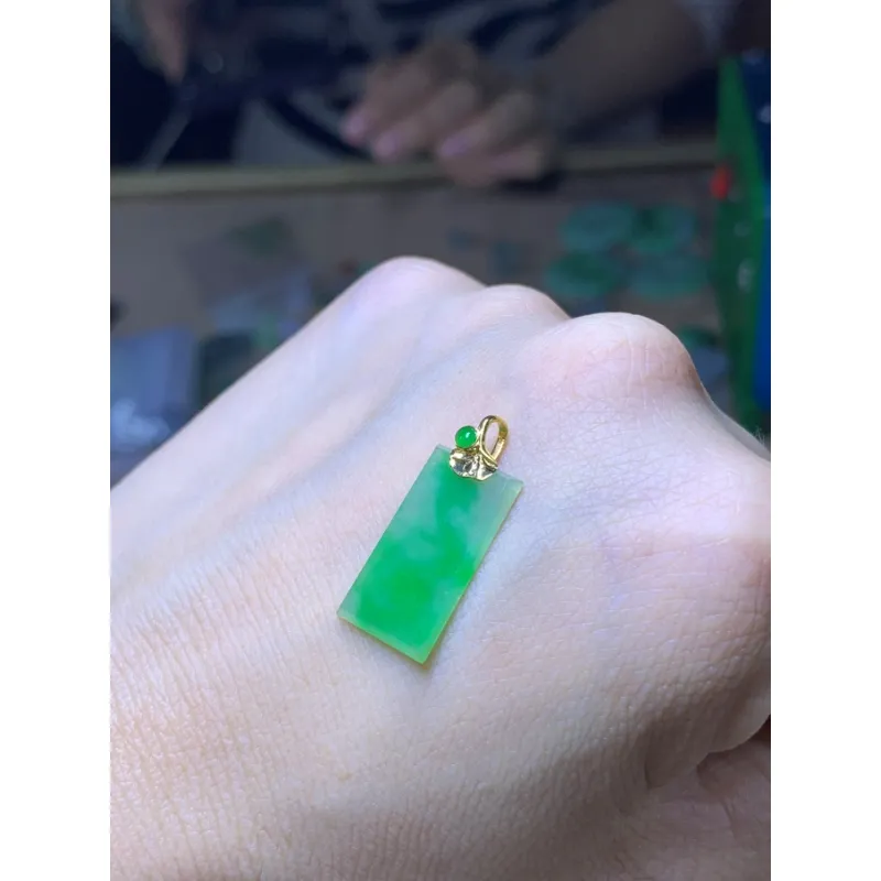 Bracelet Great Demon King Liu Yidao Ice Glutinous Jadeite Pendants Unisex-3