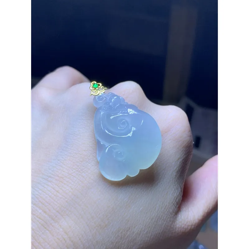 Bracelet Great Demon King Liu Yidao Ice Type Jadeite Pendants Unisex-4