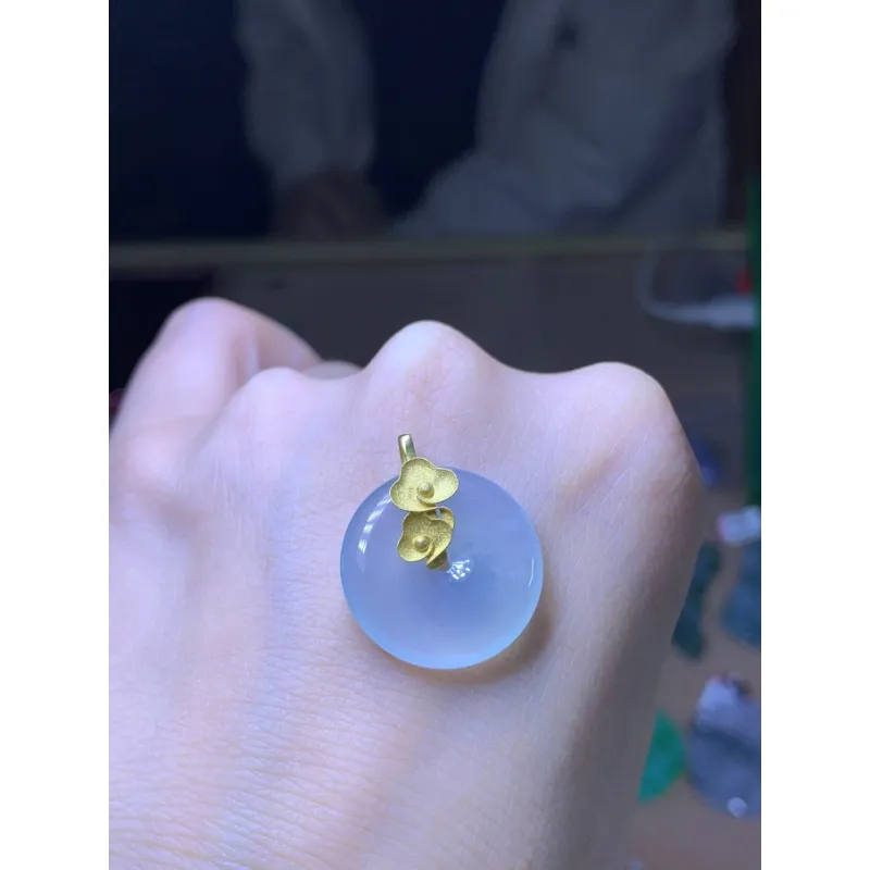 Bracelet Great Demon King Liu Yidao Ice Glutinous Jadeite Pendants Unisex-4