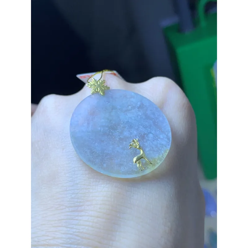 Bracelet Great Demon King Liu Yidao Ice Type Jadeite Pendants Unisex-1