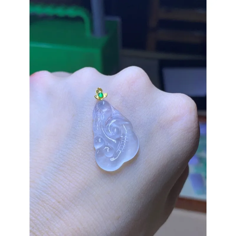 Bracelet Great Demon King Liu Yidao High Ice Jade Jadeite Pendants Unisex-4