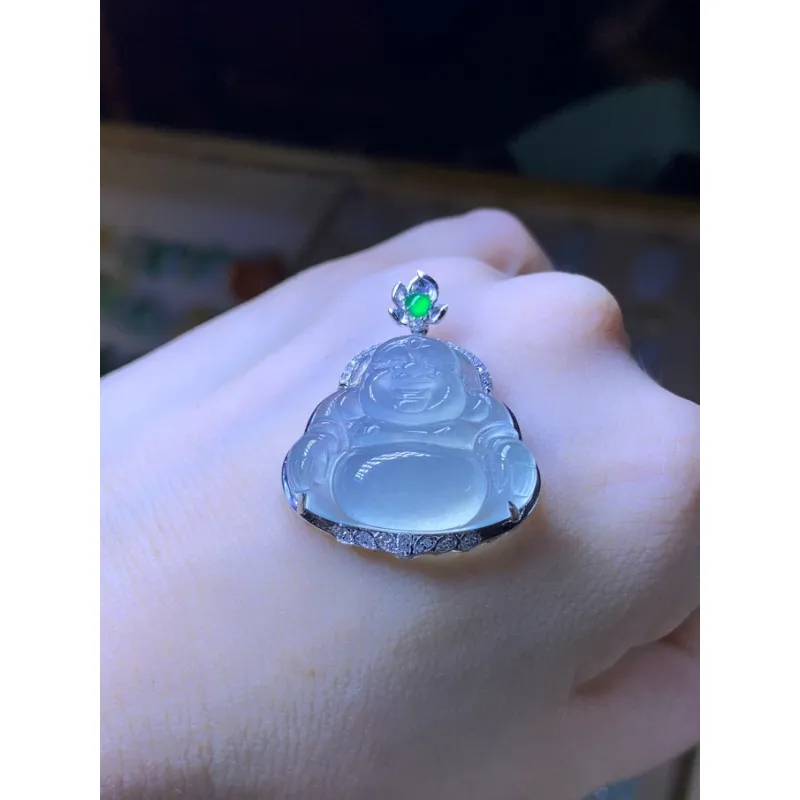 Bracelet Great Demon King Liu Yidao Ice Type Jadeite Pendants Unisex-2