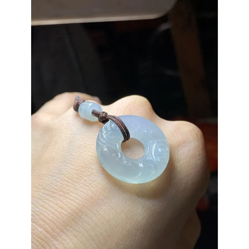 Bracelet Great Demon King Liu Yidao Ice Type Jadeite Pendants Unisex-3