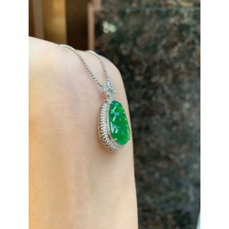 Bracelet Great Demon King Liu Yidao Ice Type Jadeite Pendants Unisex-2