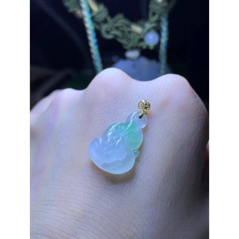 Bracelet Great Demon King Liu Yidao Ice Type Jadeite Pendants Unisex-2