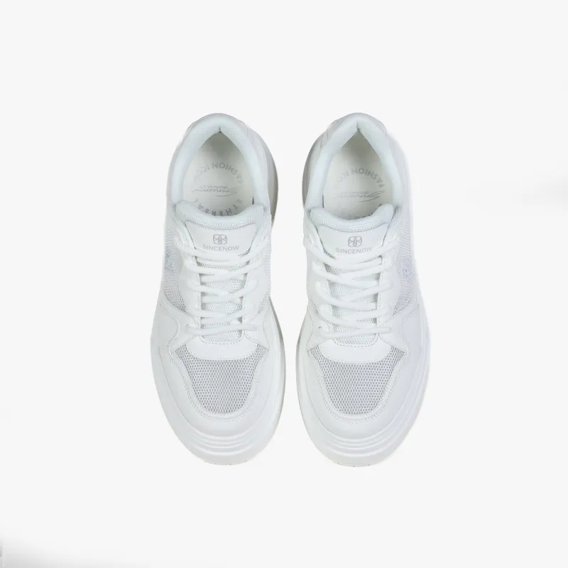 SINCENOW Quick Dry Breathable Height Increasing Low Top Skateboard Shoes Women's-3
