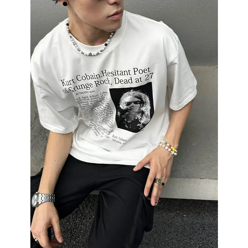 YICHEN T Shirts Unisex Phoenix Nirvana Band[White]-1