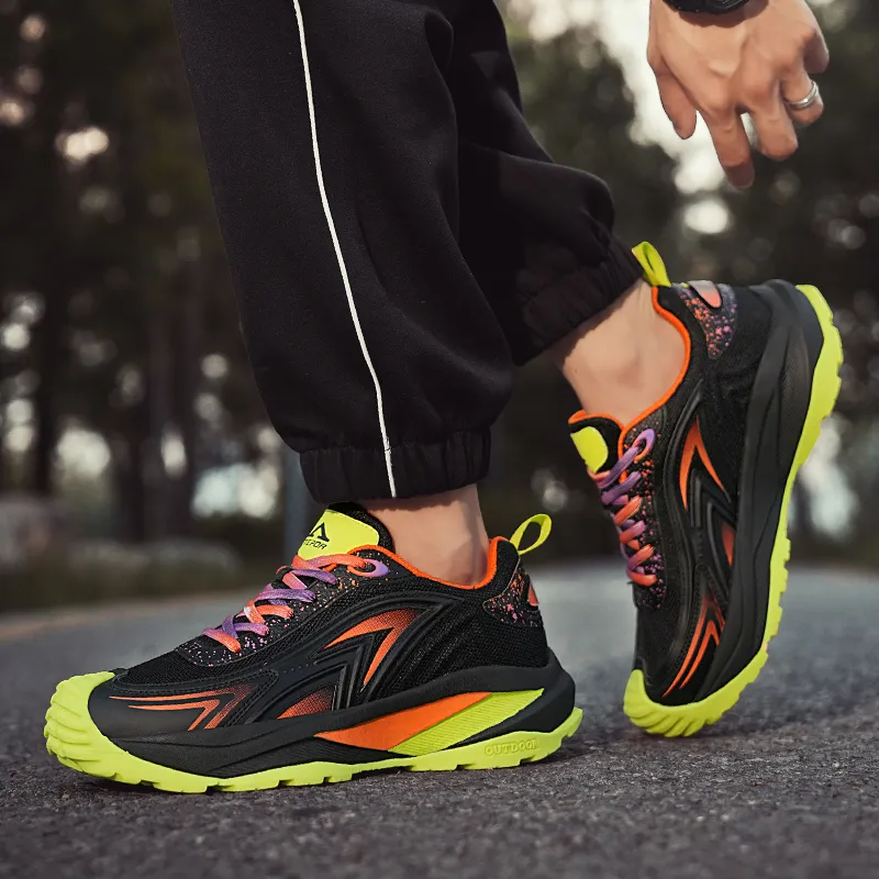TEPOR Slip Resistant Breathable Low Top Training Running Shoes Unisex-14