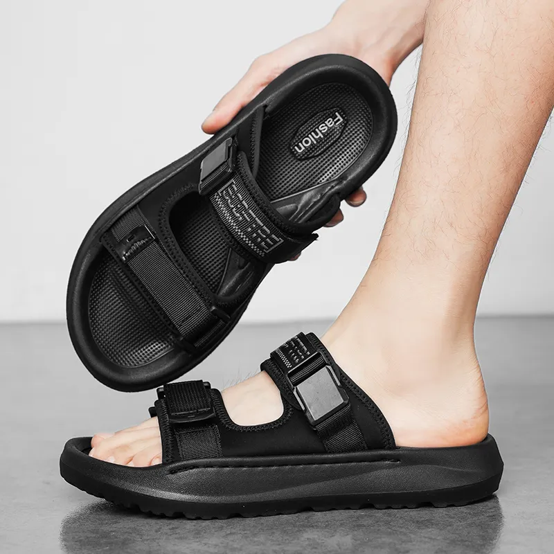 XIMO BULL Rubber Sole Slip Resistant Slide Slippers Men's-3