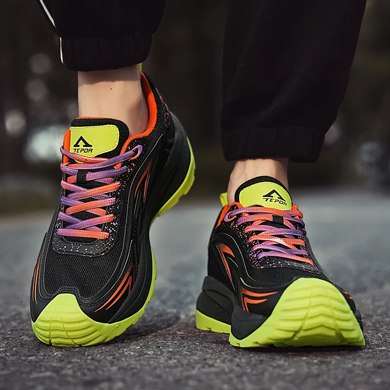 TEPOR Slip Resistant Breathable Low Top Training Running Shoes Unisex-13