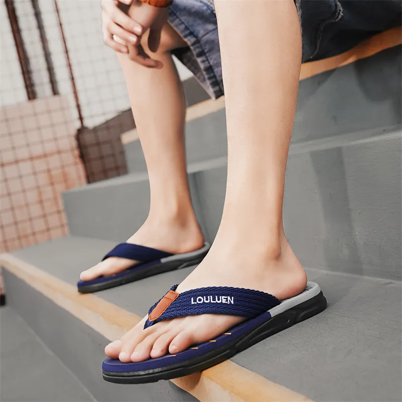 XIMO BULL Rubber Sole Abrasion Resistant Flip Flops Men's-11