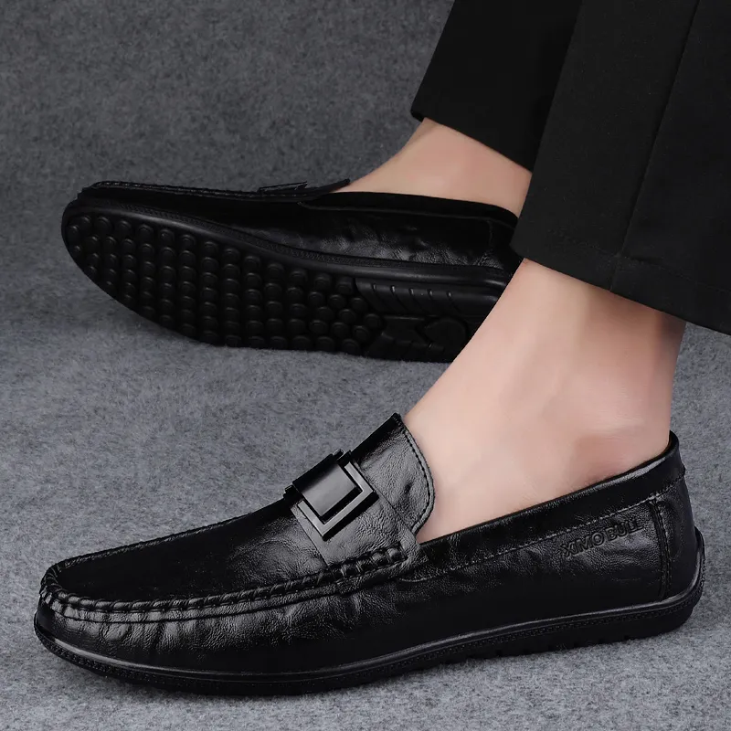 XIMO BULL Beanie Shoes Men's Black-4