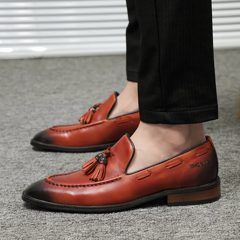 XIMO BULL Loafers Unisex Red-14