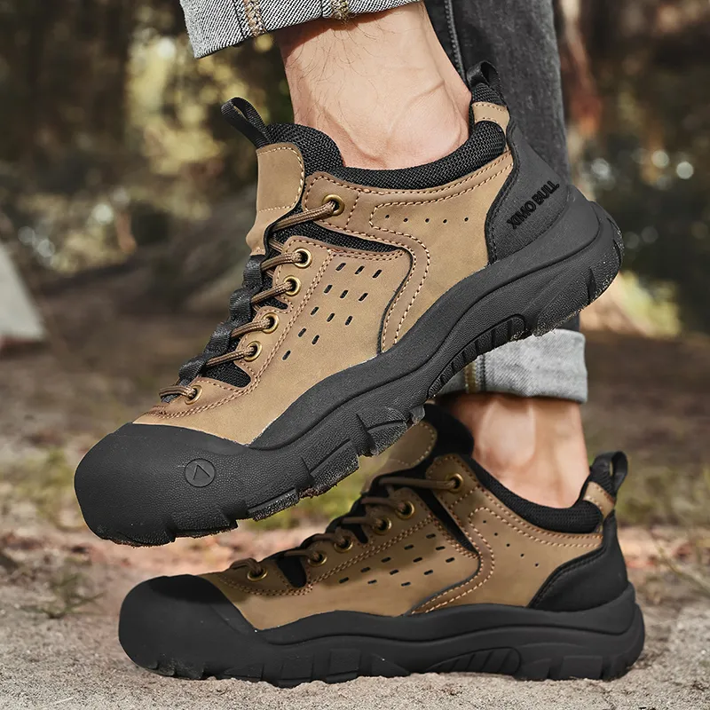 XIMO BULL Coverage Support Low Top Hiking Shoes/Trekking Shoes Men's-5