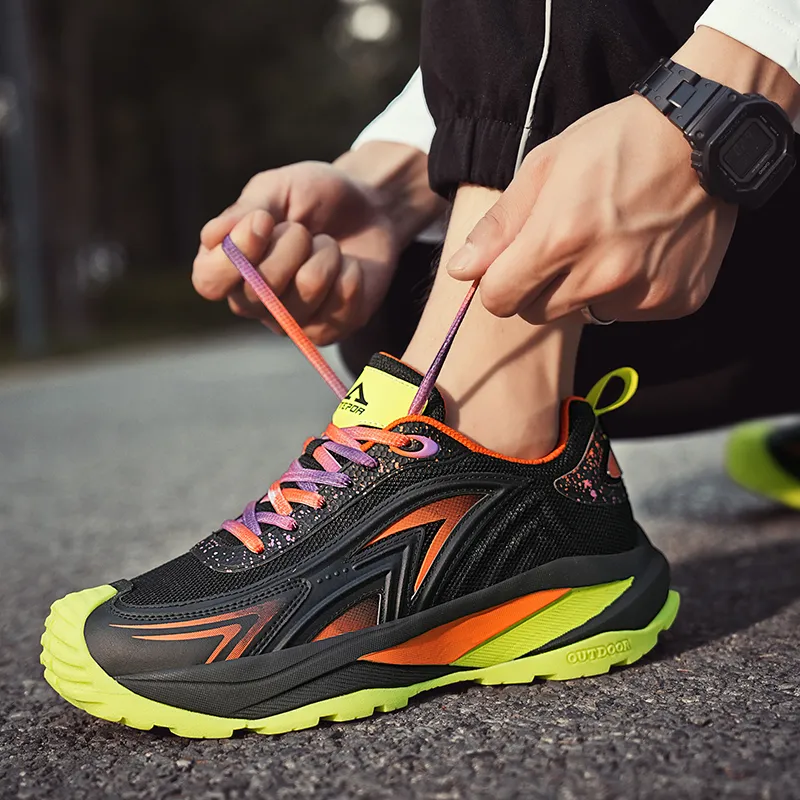 TEPOR Slip Resistant Breathable Low Top Training Running Shoes Unisex-12