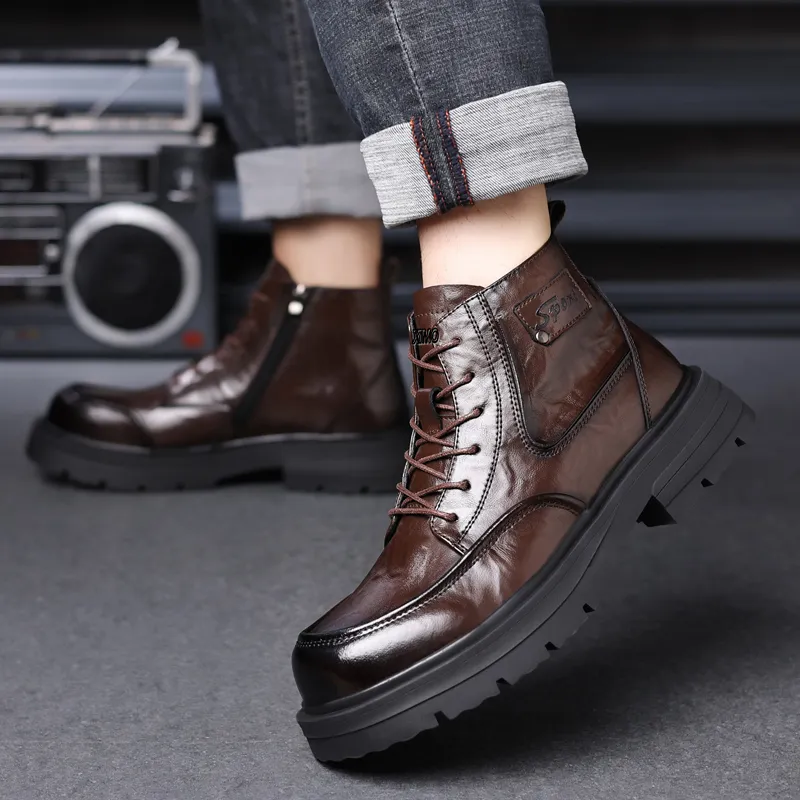 XIMO BULL Ankle-Length Martin Boot 3cm-13