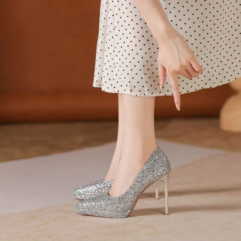 XIMO BULL Slim Heel High Heels Women's-26