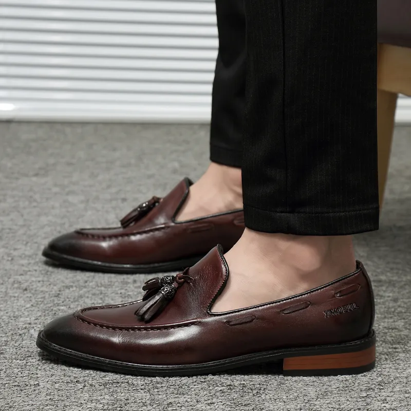 XIMO BULL Loafers Unisex Red-10