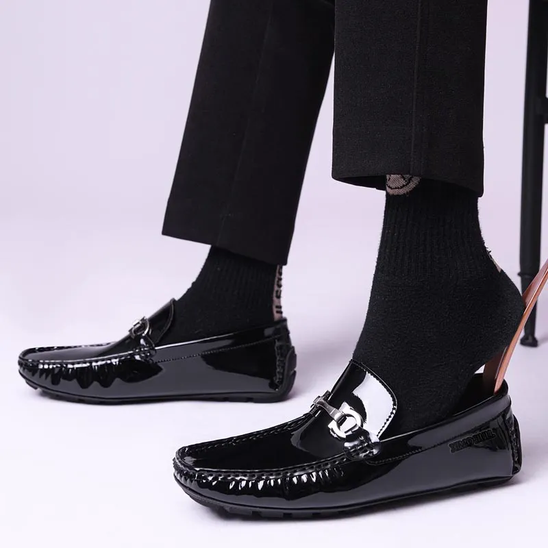 XIMO BULL Beanie Shoes Men's Black-5