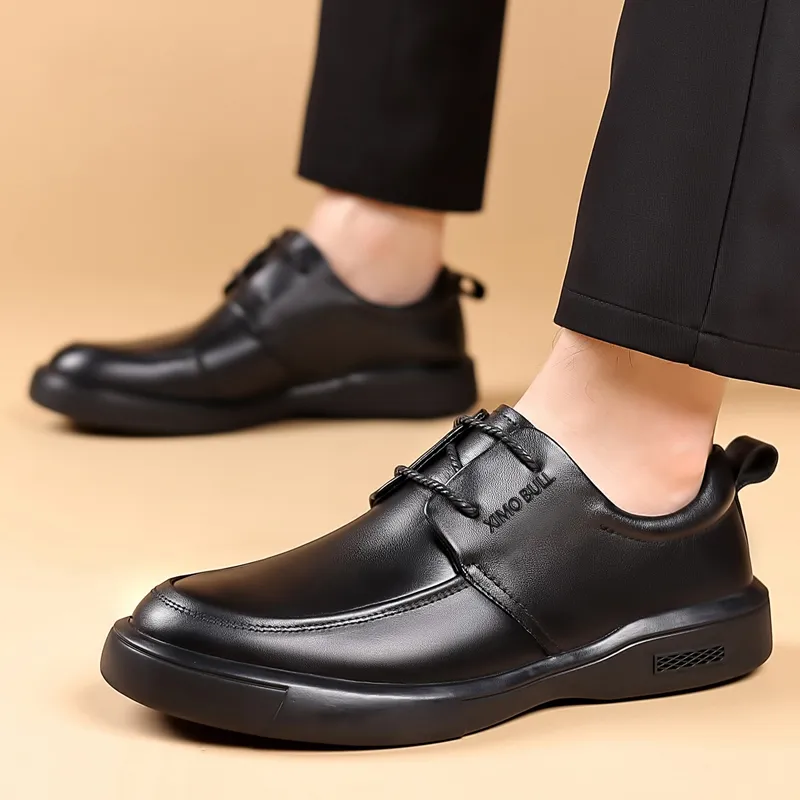 XIMO BULL Men's Casual Shoes Men Low Top Black-2