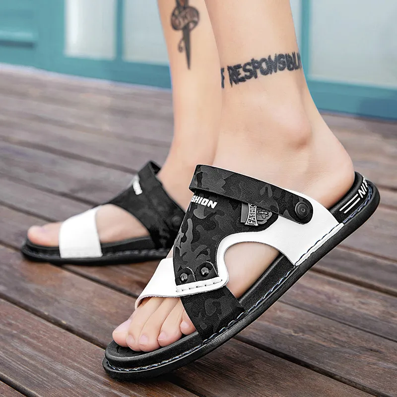 XIMO BULL Beach Sandals Men Blue-2