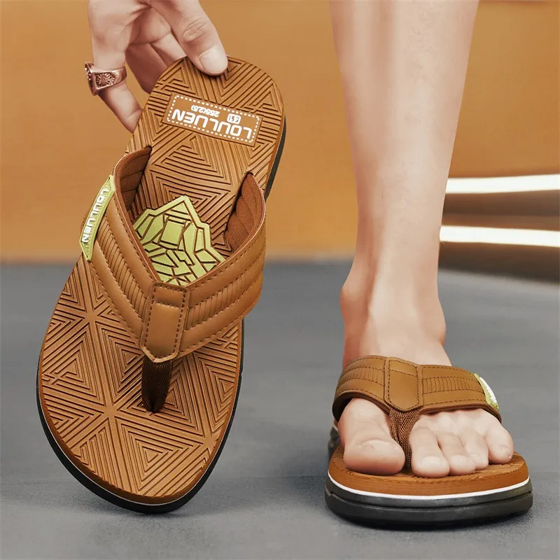 XIMO BULL Rubber Sole Abrasion Resistant Flip Flops Men's-6