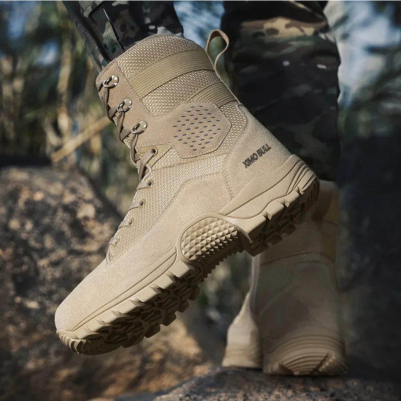 XIMO BULL Abrasion Resistant Outdoor Boots Men's-6