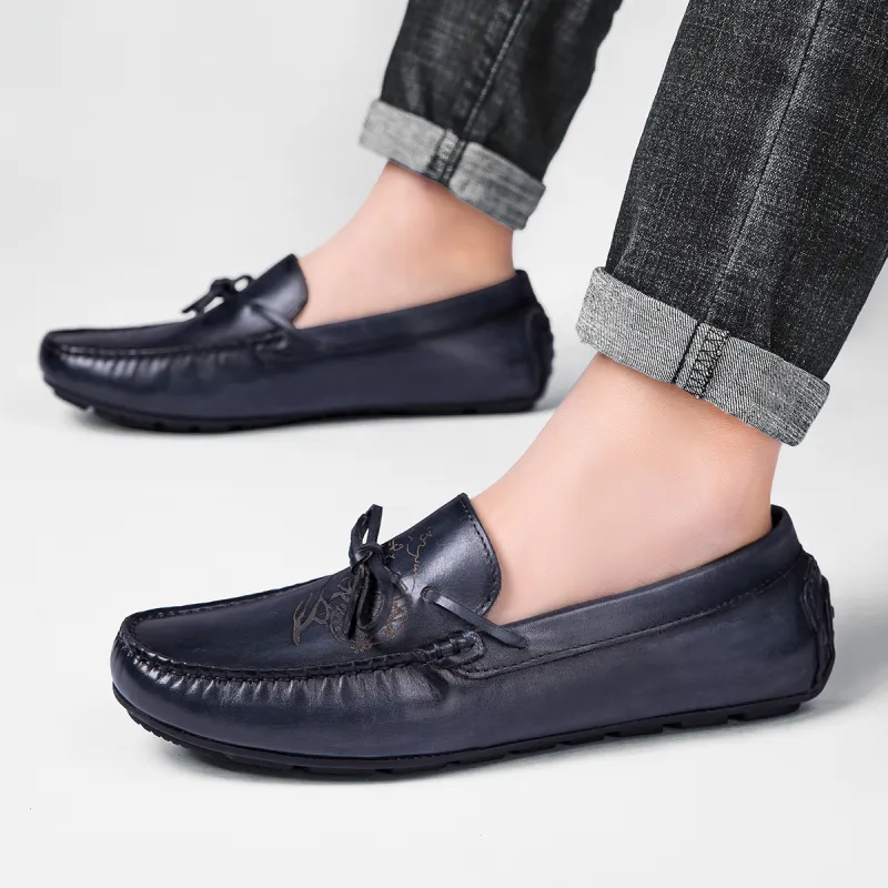 XIMO BULL Men's Casual Shoes Men Low Top Blue-2