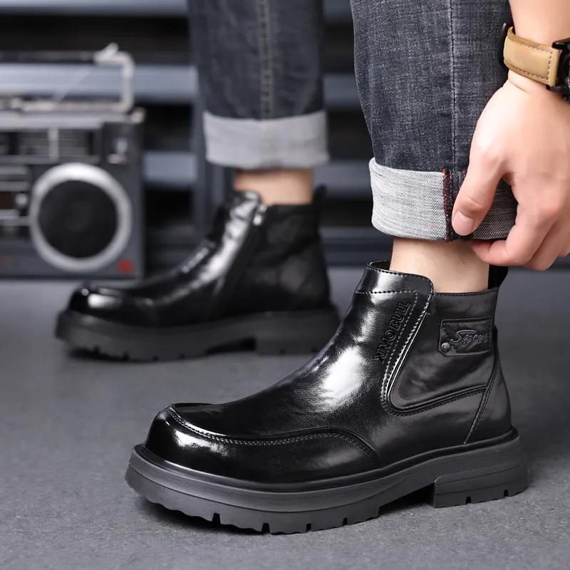 XIMO BULL Ankle Boots 3cm Men's-8