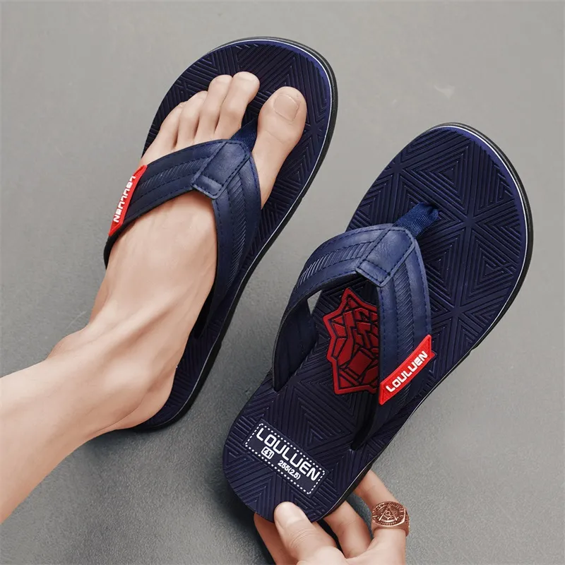 XIMO BULL Rubber Sole Abrasion Resistant Flip Flops Men's-10