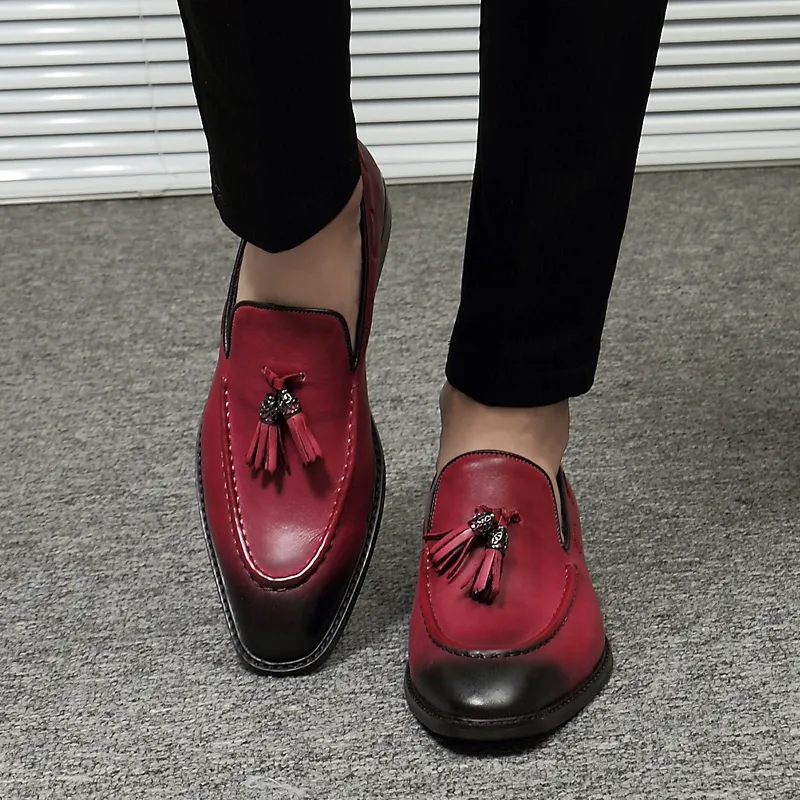 XIMO BULL Loafers Unisex Red-7